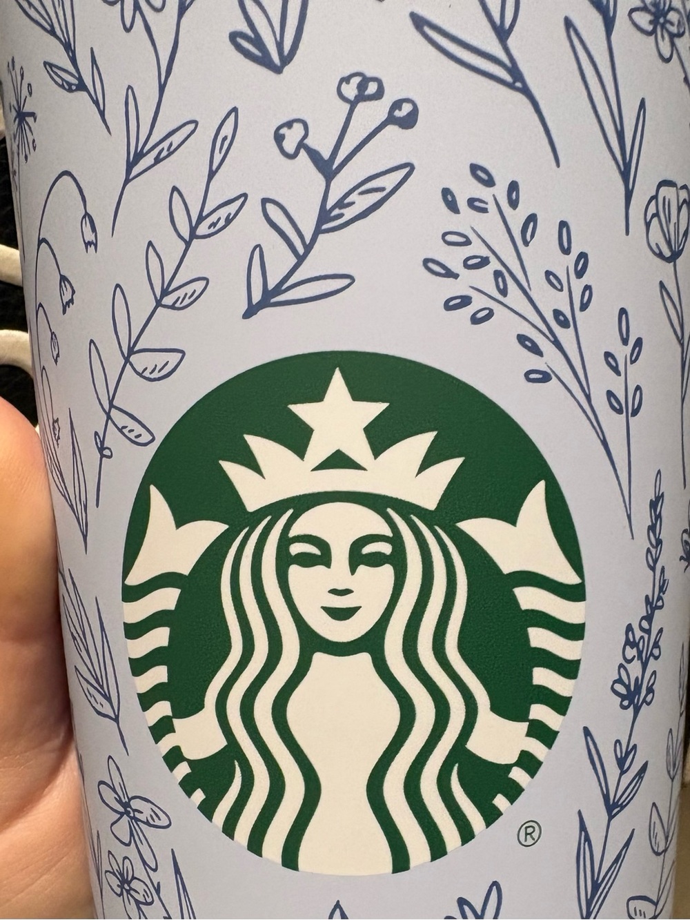 New Winnie The Pooh Starbucks Disney Parks Tumbler Navy Floral Design characters - Picture 2 of 7